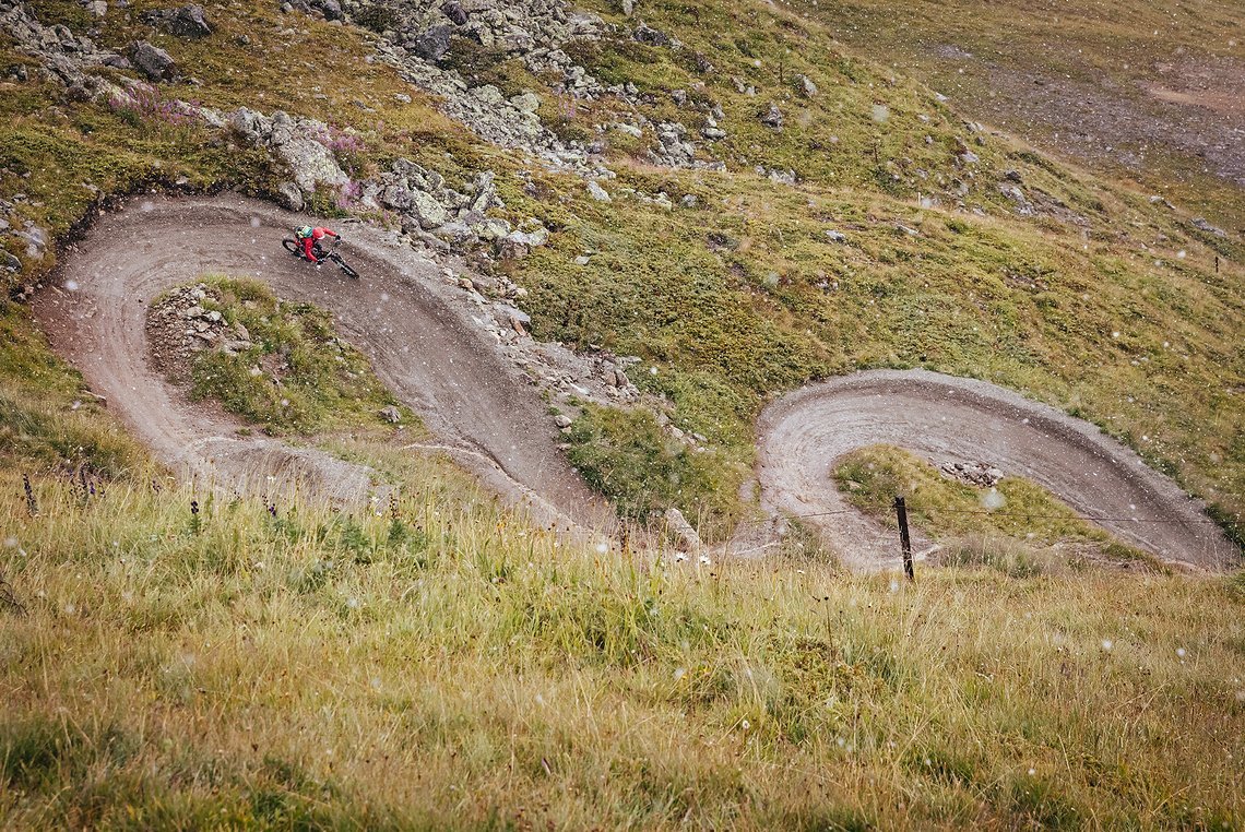 Auf dem WM Flow Trail gilt es, die gleiche Zeit wie der Team-Partner zu fahren Auf dem WM Flow Trail gilt es, die gleiche Zeit wie der Team-Partner zu fahren